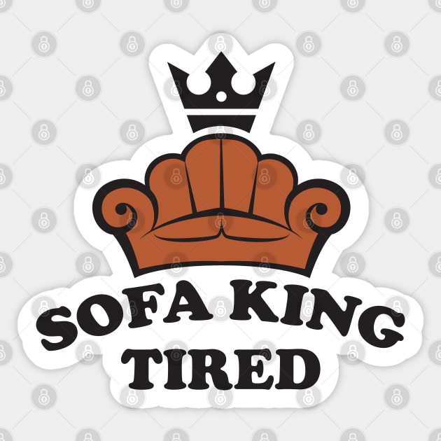 Sofa King Tired Sticker by MonkeyBusiness